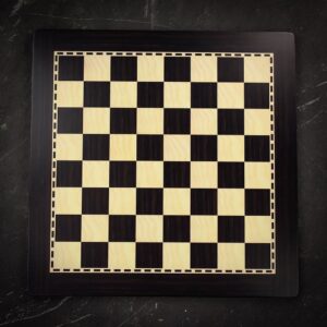 Italfama Ebony Effect Laminate Chess Board - Small  - can be Engraved or Personalised