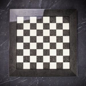Italfama Grey Briar Wood Chess Board - Medium  - can be Engraved or Personalised