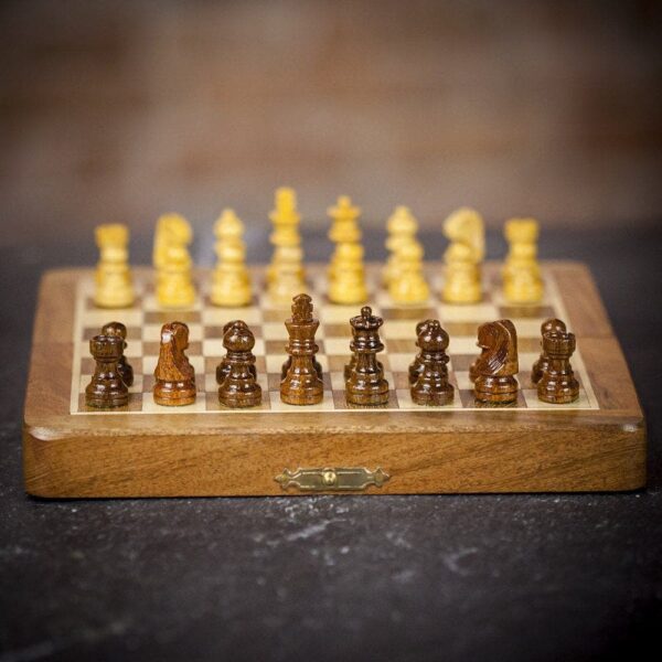Italfama Magnetic Folding Chess Set - Travel  - can be Engraved or Personalised