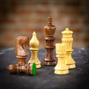 Italfama Wooden Chess Pieces  - can be Engraved or Personalised