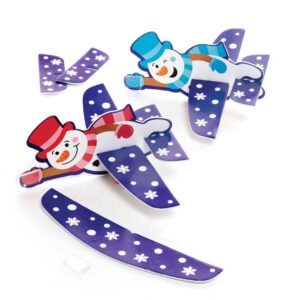 Jolly Snowman Gliders (Pack of 8) Christmas Toys