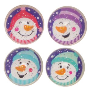 Jolly Snowman Glitter Jetballs (Pack of 10) Christmas Toys