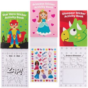 Kids Sticker Activity Books (Pack of 8) Creative Play Toys