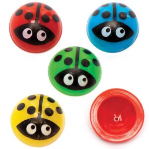 Ladybird Jumping Poppers (Pack of 12) Toys