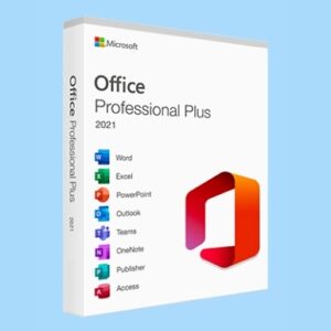 Microsoft Office 2021 Professional Plus - Lifetime License for 1 User & Free Courses!