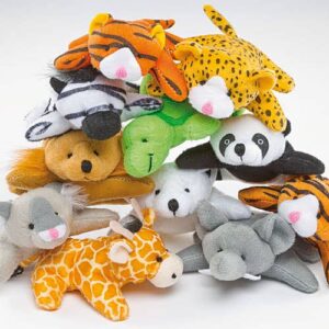 Mini Animal Plush Soft Toys (Pack of 10) Toys