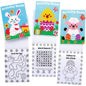 Mini Easter Activity Books (Pack of 12) Easter Toys For Kids