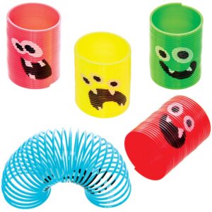 Mini Monster Springs (Pack of 12) 6 assorted spring colours - Green