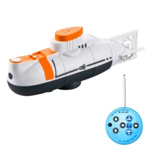 Mini RC Submarine RC Boat Remote Control Boat Waterproof RC Toy for Kids