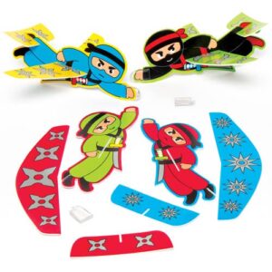 Ninja Gliders (Pack of 8) Pocket Money Toys
