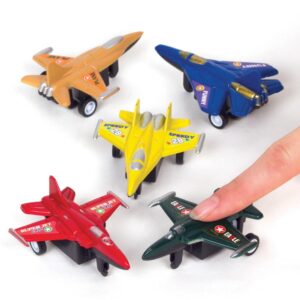 Plane Pull Back Racers  (Pack of 6) Toys