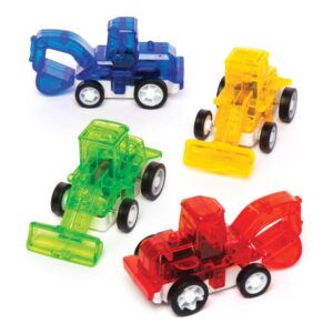 Pull Back Racing Diggers (Pack of 6) Toys