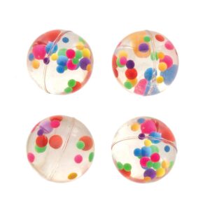 Rainbow Bead Bouncy Balls (Pack of 8) Toys