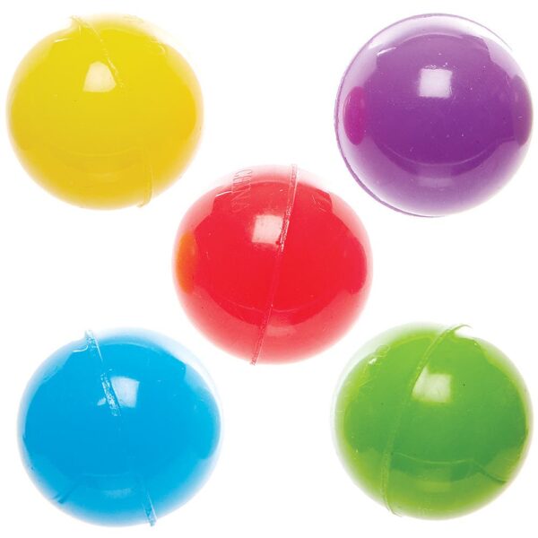 Rainbow Colours Bouncy Balls (Pack of 12) Pocket Money Toys