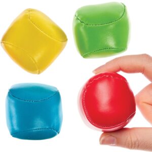 Rainbow Colours Mini Soft Balls (Pack of 6) Pocket Money Toys 6 assorted rainbow colours - Red
