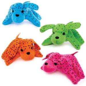 Rainbow Spotty Dog Plush Pals (Pack of 4) Toys