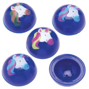 Rainbow Unicorn Jumping Poppers (Pack of 12) Pocket Money Toys