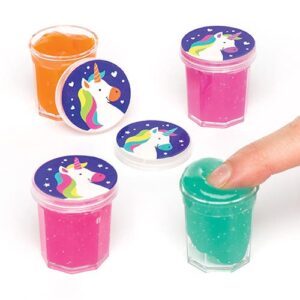 Rainbow Unicorn Slime Putty (Pack of 8) Toys