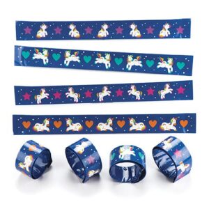 Rainbow Unicorn Snap-on Bracelets (Pack of 8) Jewellery