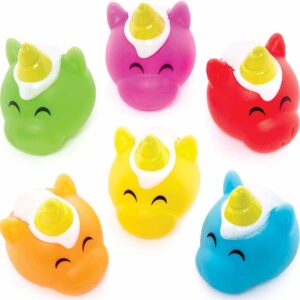 Rainbow Unicorn Water Squirters (Pack of 6) Toys