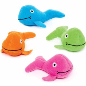 Rainbow Whale Plush Pals (Pack of 4) Toys