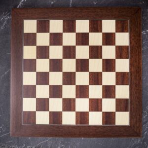 Rechapados Ferrer Deluxe Palisander and Sycamore Chess Board - Large  - can be Engraved or Personalised