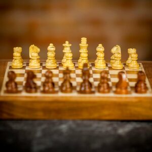 Regency Chess Deluxe Folding Chess Set -  Travel   - can be Engraved or Personalised