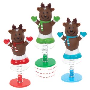 Reindeer Jump-ups (Pack of 6) Fun Festive Toys