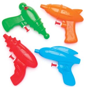 Space Shooter Water Pistols (Pack of 4) Toys