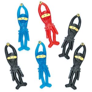Stretchy Flying Ninjas (Pack of 12) Toys