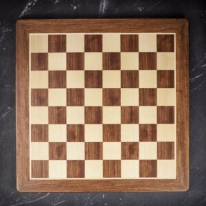 Sunrise Games Padauk and Maple Chess Board - Medium  - can be Engraved or Personalised