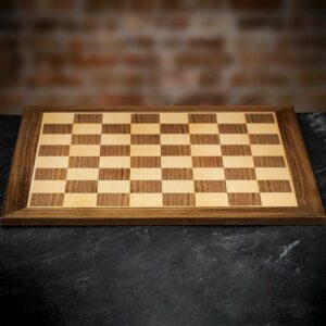 Sunrise Games Walnut Chess Board - Large  - can be Engraved or Personalised