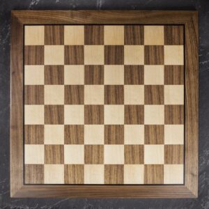Sunrise Games Walnut Chess Board - X Large  - can be Engraved or Personalised