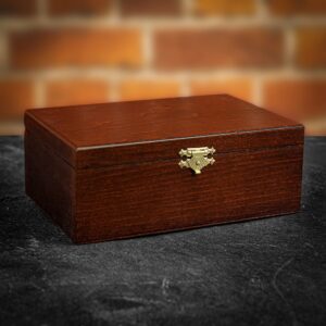 Sunrise Games Wooden Box For Chess Pieces Staunton No.4   - can be Engraved or Personalised