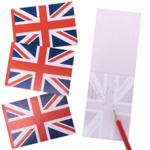 Union Jack Notepads (Pack of 12) Coronation Toys
