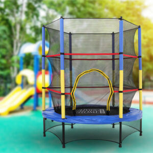160CM Height Outdoor Kids Trampoline with Safety Net