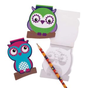 3 Little Owls Mini Notebooks  (Pack of 12) Toys