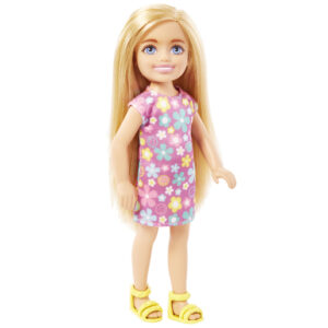 Barbie Chelsea 15cm Doll - Purple Flower Dress