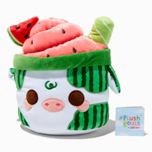 Claire's #plush Goals By Cuddle Barn 11'' Watermelon Mooshake Soft Toy