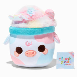 Claire's #plush Goals By Cuddle Barn 7'' Cotton Candy Mooshake Soft Toy