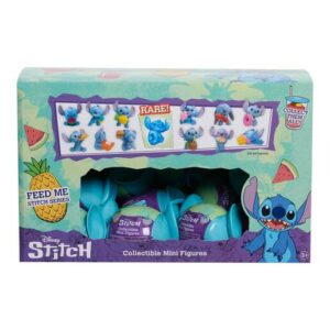 Disney Lilo & Stitch - Stitch 'Feed Me' Series Collectible Mini Figure Capsule (Styles Vary)