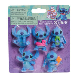 Disney Stitch 5 Pack Collectible 2.5' Figures