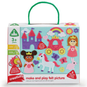 Early Learning Centre Make and Play Felt Pictures - Unicorns and Princesses Craft Set