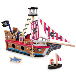 Early Learning Centre Wooden Pirate Ship Playset