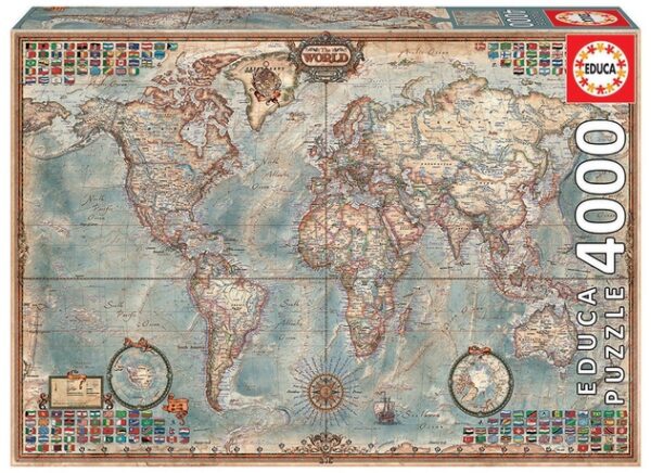 Educa Historic World map 4000 Piece Jigsaw Puzzle