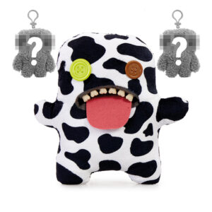 Fuggler Odd Oogah Boogah - Cow Soft Toy and 2 Fuggler Keyrings (Styles Vary)
