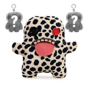 Fuggler Odd Oogah Boogah - Leopard Soft Toy and 2 Fuggler Keyrings (Styles Vary)