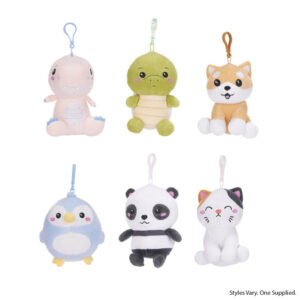 Kawaii Kuties 12cm Bag Clip Soft Toy (Styles Vary)