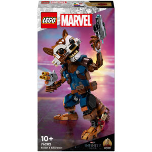 LEGO Marvel Rocket & Baby Groot Buildable Figures 76282