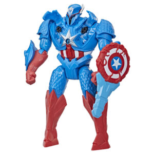 Marvel Mech Strike Monster Hunters - Captain America Suit Action Figure